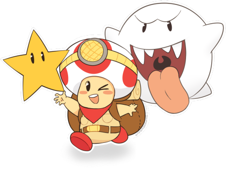 “i've Actually Not Played Captain Toad Treasure Tracker - Cartoon (500x359), Png Download