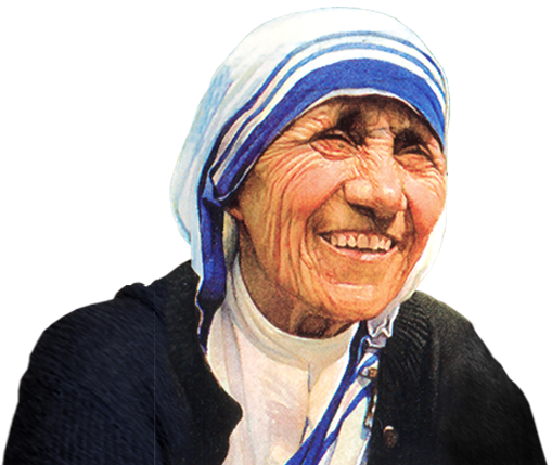 Celebrate Her Sainthood - Png Images Mother Terisa (509x429), Png Download