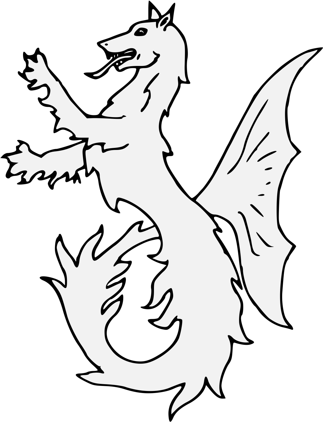 Details, Png - Sea Wolf Heraldry (1106x1452), Png Download