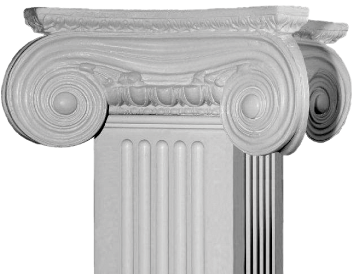 Greek Angular Ionic - Furniture (800x632), Png Download
