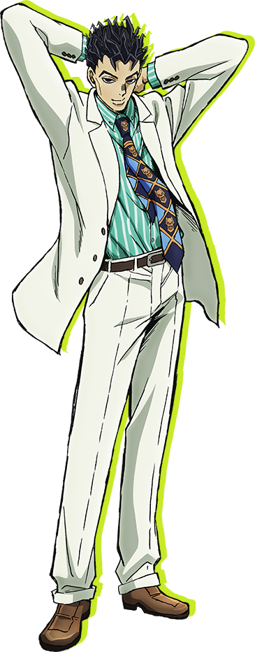 Kosaku Kira Key Art - Yoshikage Kira Key Art (365x933), Png Download