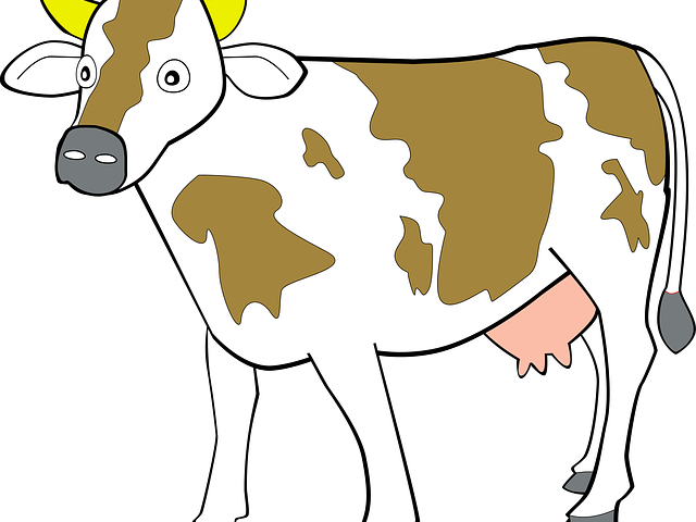 Goat Clipart Farm Animal - Hindi Alphabets With Animals Name (640x480), Png Download