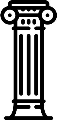 Greek Ionic Column Vector - Greek Ionic (400x400), Png Download