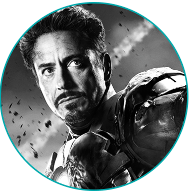 Avoid Superhero Confusion With Our Avengers - Robert Downey Jr Custom Picture Pillow Case 20x26 (one (380x380), Png Download
