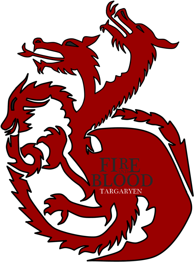 House Targaryen Transparent Background - House Targaryen Sigil Transparent (777x1029), Png Download