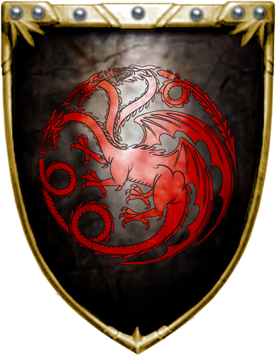 Sigil House-targaryen - House Of Targaryen Flag (390x500), Png Download