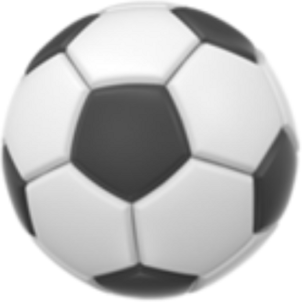 Soccer Ball Emoji Png (1024x1024), Png Download