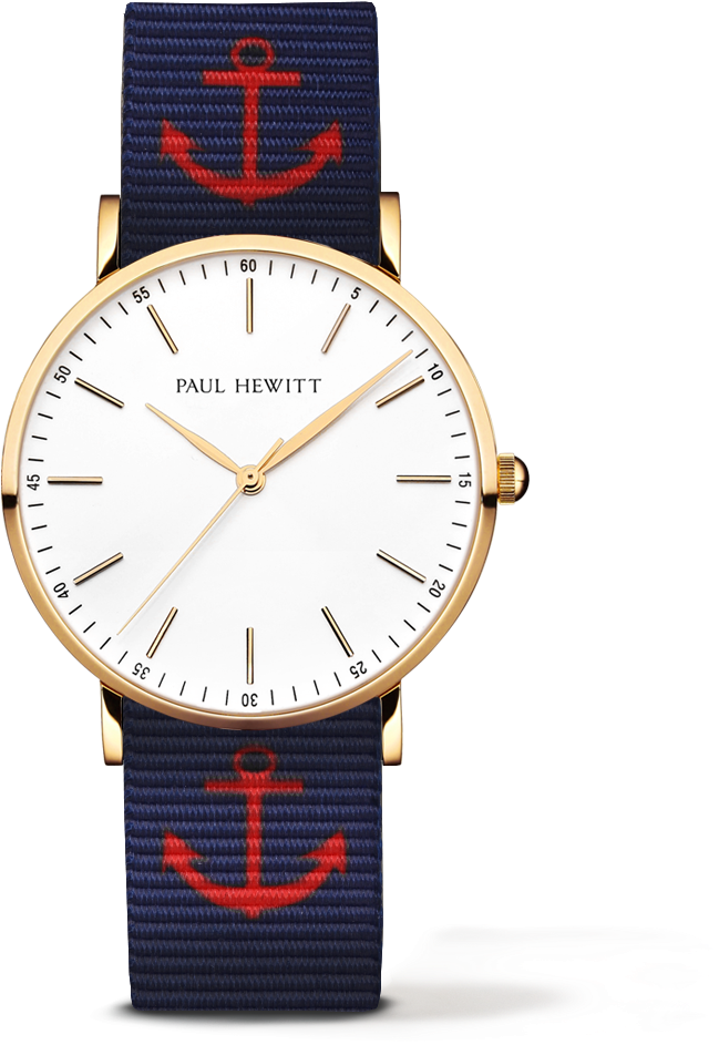 Red Blue Strap Watch (1000x1000), Png Download