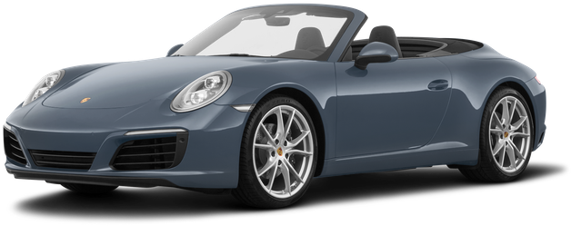 2018 Porsche 911 Awd Carrera 4 Convertible - 2018 Black Porsche 911 Carrera 4 Cabriolet (800x400), Png Download