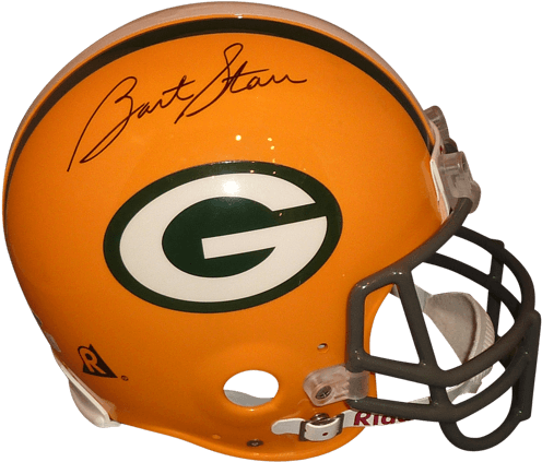 Bart Starr Autographed Green Bay Packers Authentic - Green Bay Packers (500x500), Png Download