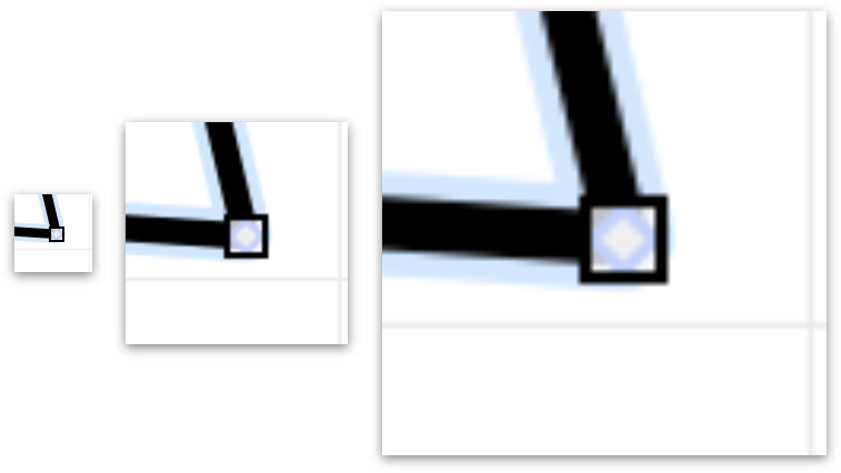 Zooming In On A Vector Point That's Hidden Behind A - Black-and-white (757x426), Png Download