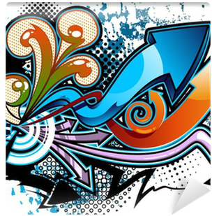 Free Graffiti Vector Background (400x400), Png Download