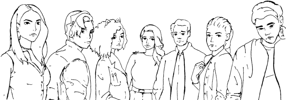 Exciting Teen Drama Or Over The Top Spectacle The Tower - Line Art (1000x393), Png Download