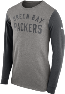 Green Bay Packers Heavy-weight Long Sleeve - Patriots Nike Apparel (320x400), Png Download