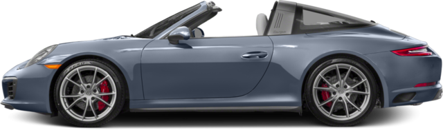 Targa 4 2018 Porsche 911 Coupe Targa - Porsche 911 Targa 4 Gts 2018 (640x189), Png Download