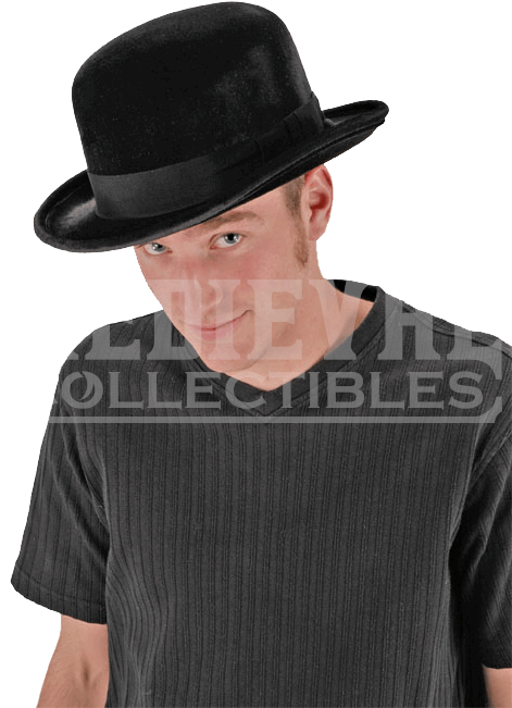 Black Bowler Hat Lua6611 By Meval Collectibles - Bowler Hat (655x655), Png Download