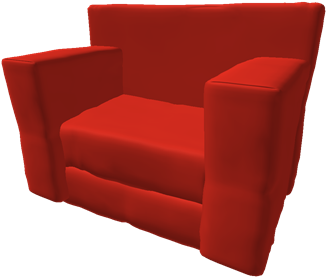 Red Chair - Studio Couch (420x420), Png Download