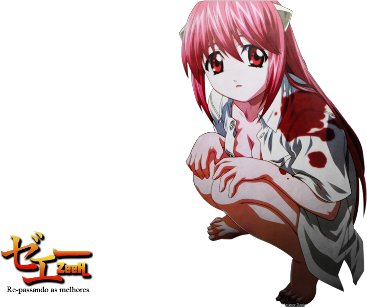 Lucy Photo By Showrender - Elfen Lied Lucy Render (800x600), Png Download