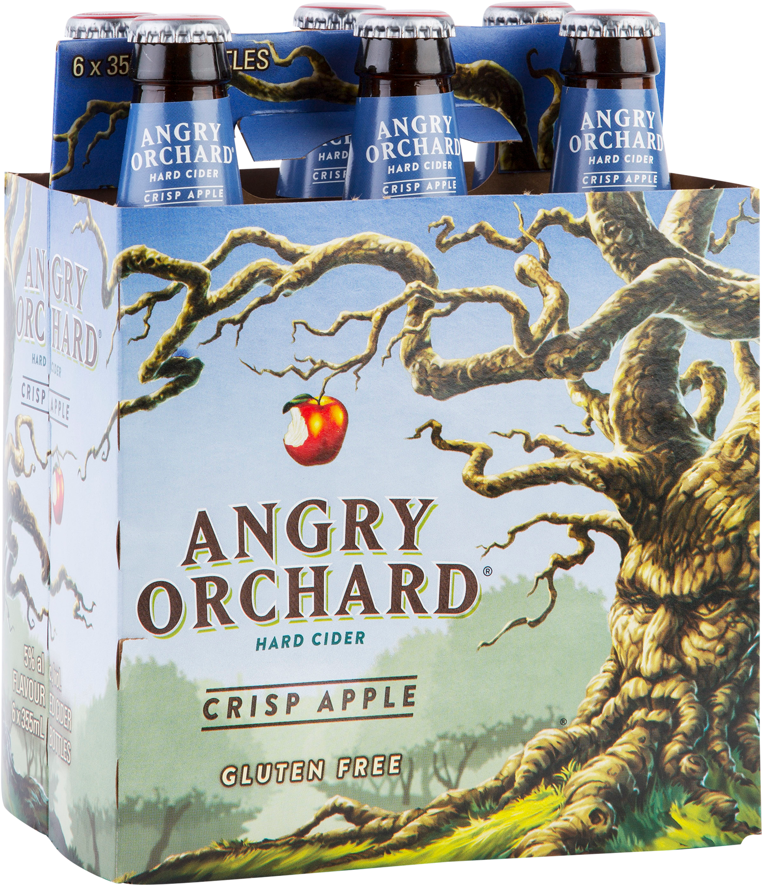 Angry Orchard Crisp Apple Cider 6 Pack - Angry Orchard Hard Cider (1600x2000), Png Download