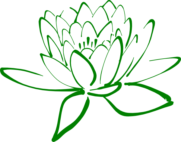 Green Lotus Flower Logo (600x472), Png Download