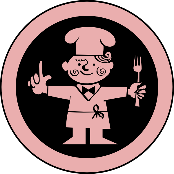 This Free Clipart Png Design Of Chef Clipart - Cafepress Pros & Cons Of Making Food Potholder (600x600), Png Download