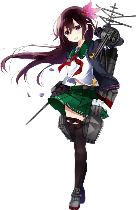 I Thought It Still Said Elfen Lied X Spongebob - Kisaragi Kancolle (460x709), Png Download