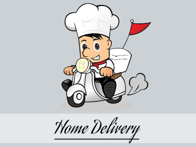 Home-delivery - Scooter (400x300), Png Download