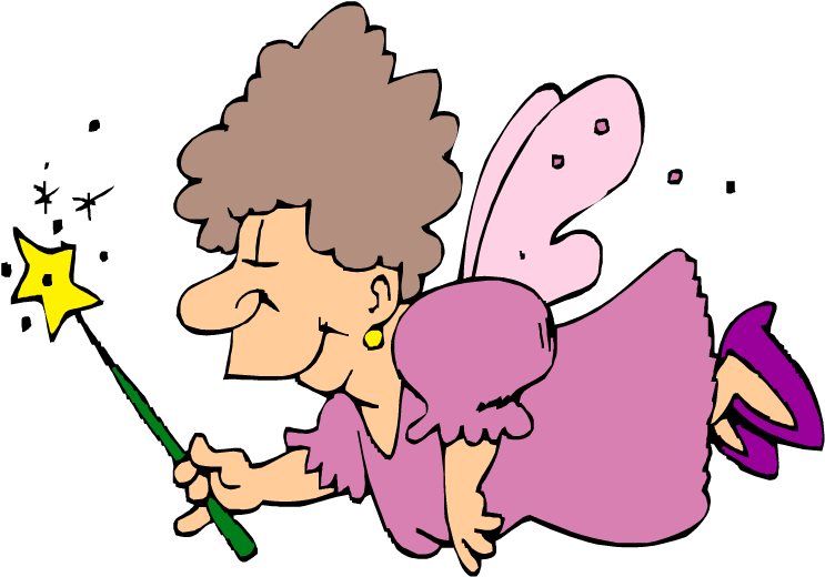 Fairy Godmother Clipart - Fairy God Mother Clip Art (750x547), Png Download