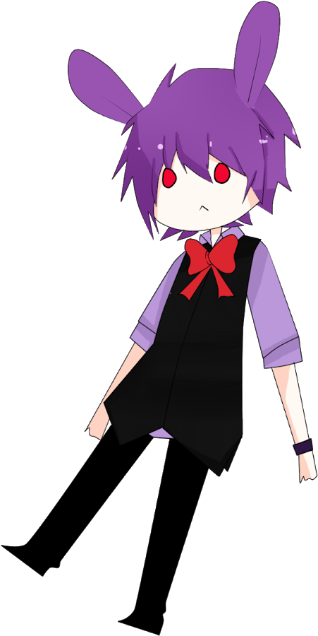 Photo - Bonnie Fnaf Human Png (530x915), Png Download