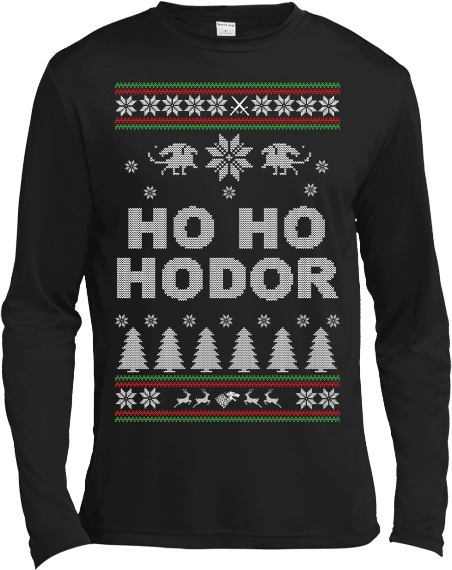 Hodor Game Of Thrones Ugly Sweater The Wholesale T - Gucci Shirt With Tiger (1155x1155), Png Download