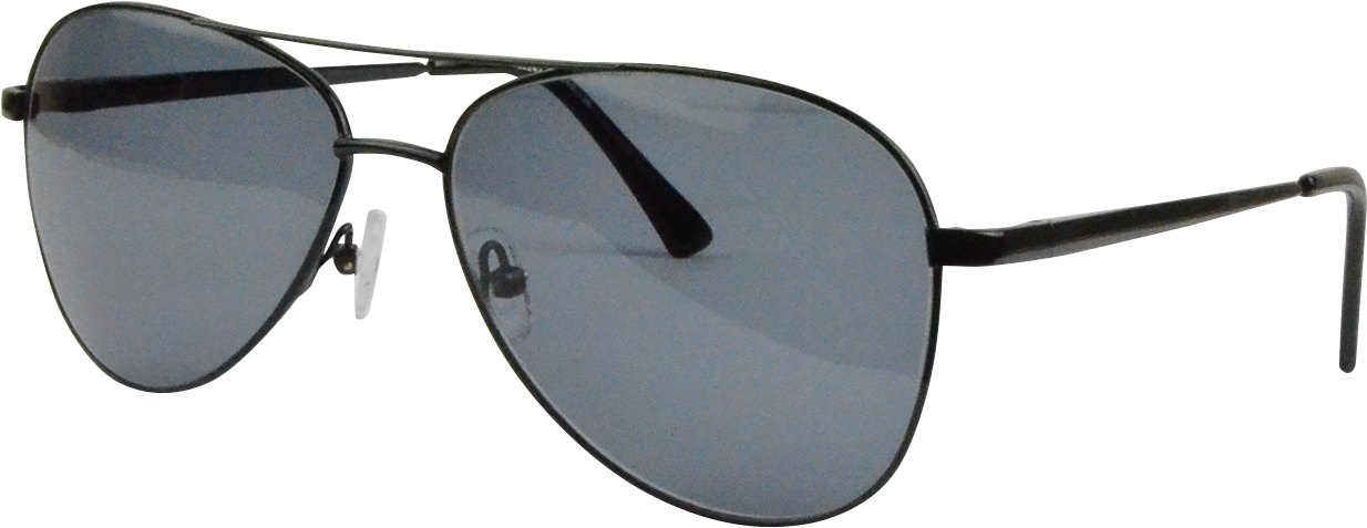 S2242 Black Prescription Sunglasses - Sunglasses From Side Png (1440x600), Png Download