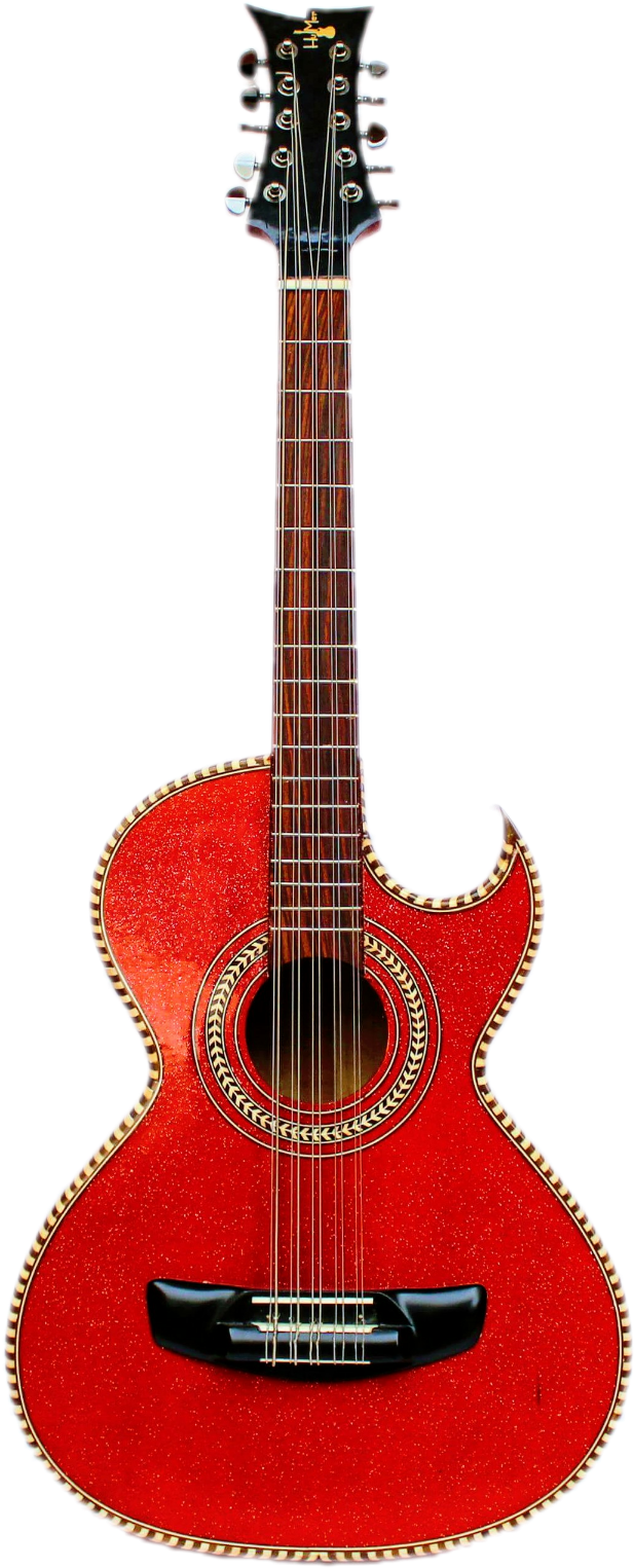 Bajo Quinto De Ciprés Terminado Metal Flake - Gretsch 6120 Hollow Body (703x1560), Png Download