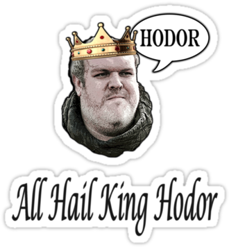 You're Well On Your Way To Get The Hodor Seal Of Approval - Kristian Nairn Signed Autographed 8x10 Photo Hodor (375x360), Png Download