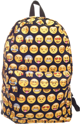 Emoji Backpack - Toxic Motions - Plecaki Szkolne W Buźki (480x480), Png Download