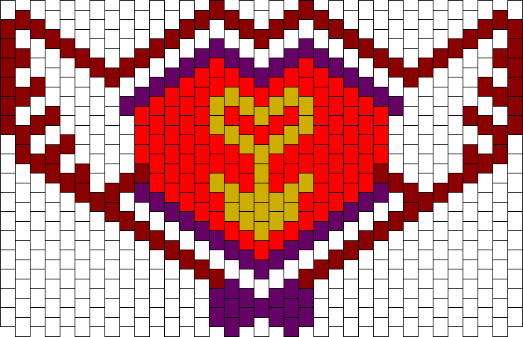 Sailor Mars Mask Bead Pattern - Il Kandi Mask Patterns (736x474), Png Download