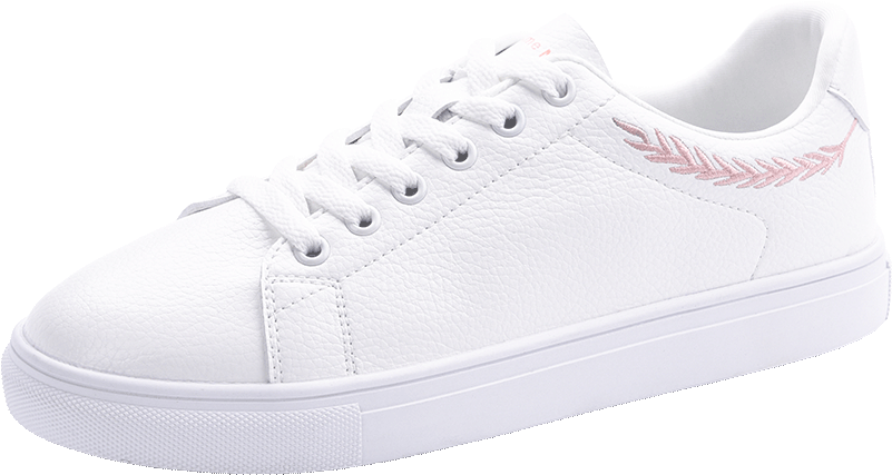 White Shoes Female Spring 2018 New Wild Korean Autumn - Adidas Cloudfoam Damen Weiß (800x800), Png Download