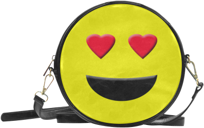 Emoticon Heart Smiley Round Sling Bag - Miraculous Ladybug Marinette Bag (500x500), Png Download