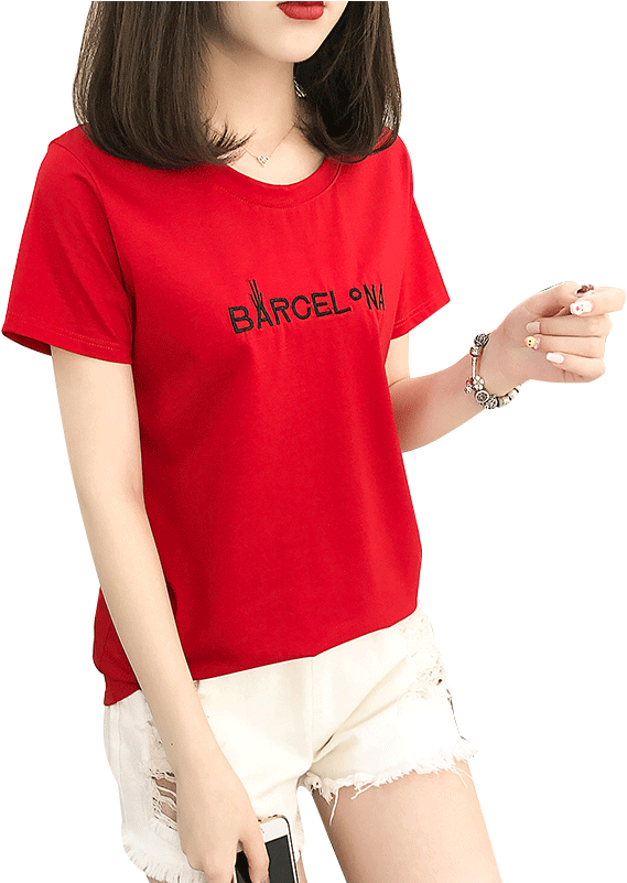 2018 New T-shirts, Womens Short Sleeved Students, Relaxed - T-shirt (800x800), Png Download