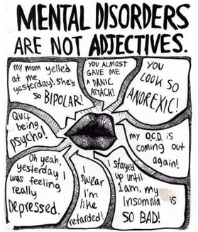 We All Know That Ocd Is A Serious Mental Disorder That - Mental Health Is Not An Adjective (450x326), Png Download