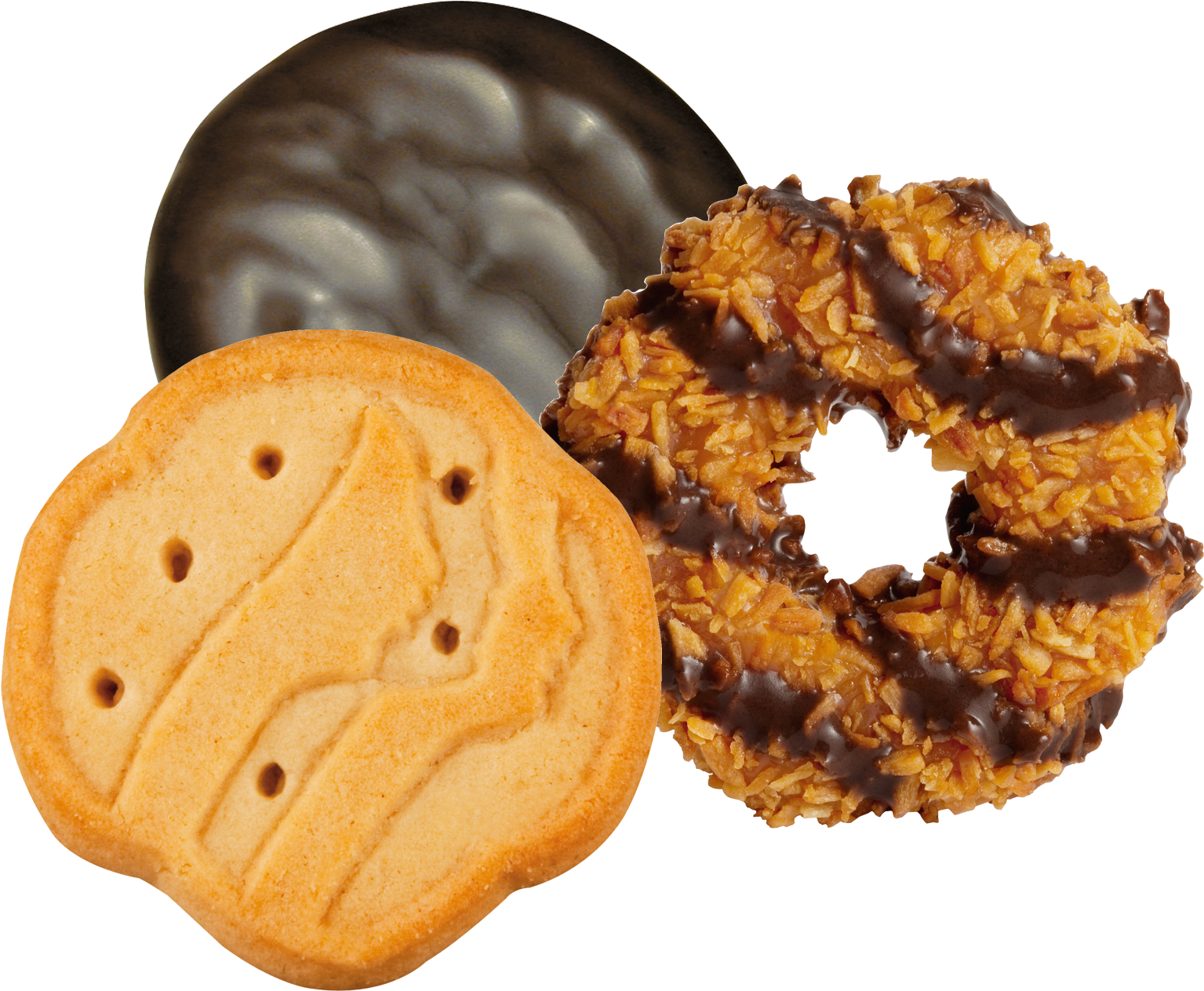 Cookies - Girl Scout Cookies Lineup 2017 (1739x1365), Png Download