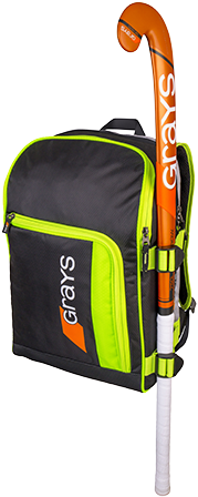 Grays Hockey Holdalls Gr500 Black Neon Yellow, Front - Backpack (450x450), Png Download