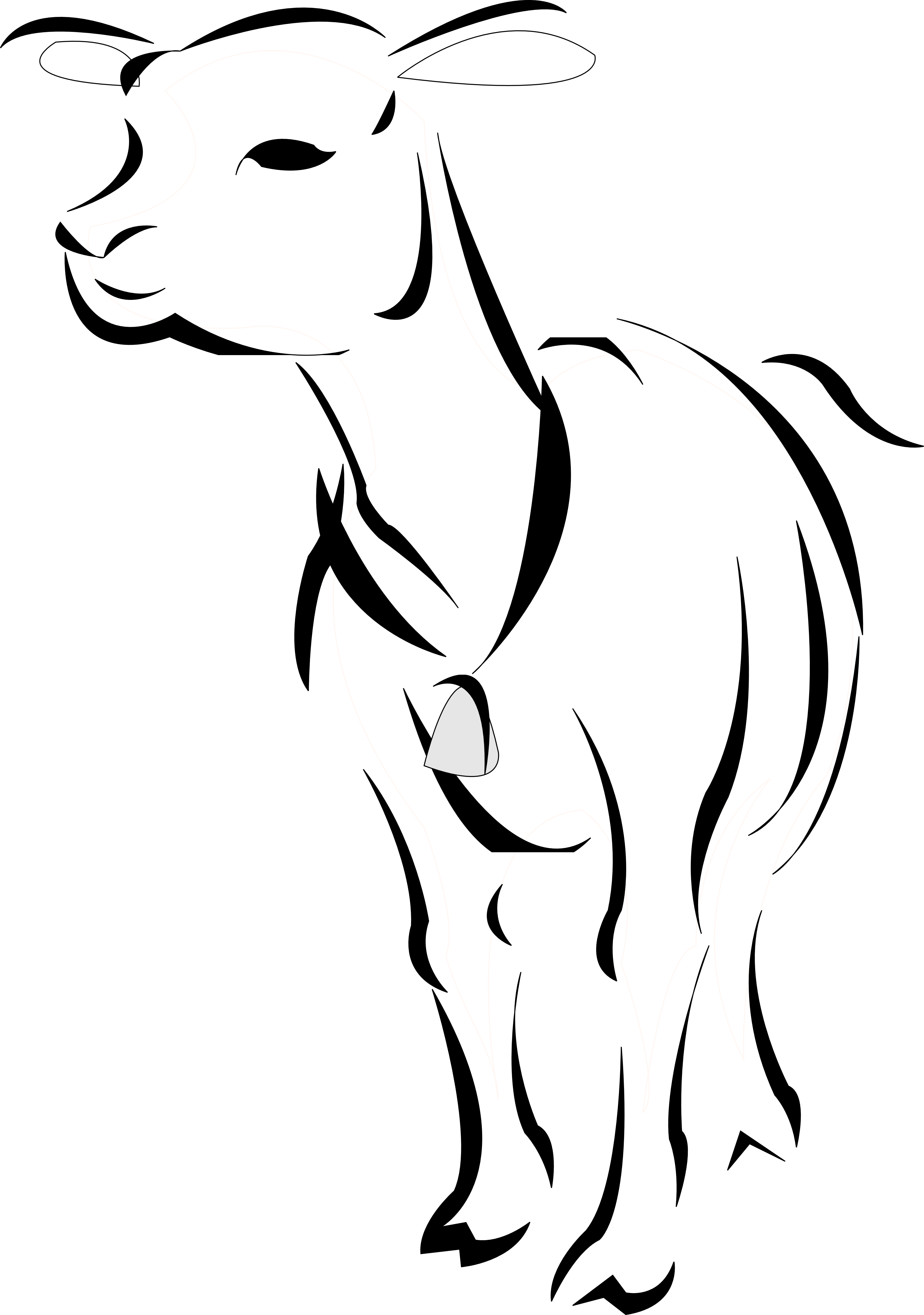 Clipart Info - Lamb Clip Art (3333x4740), Png Download