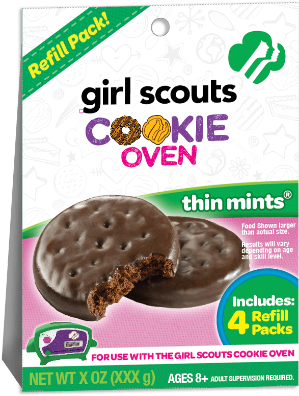 Thin Mints® & Pb Sandwich With Two Of The Most Popular - New Girl Scout (683x880), Png Download