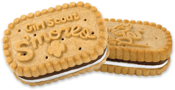 Girl Scout Cookies -s'mores - S More Girl Scout Cookie (719x400), Png Download