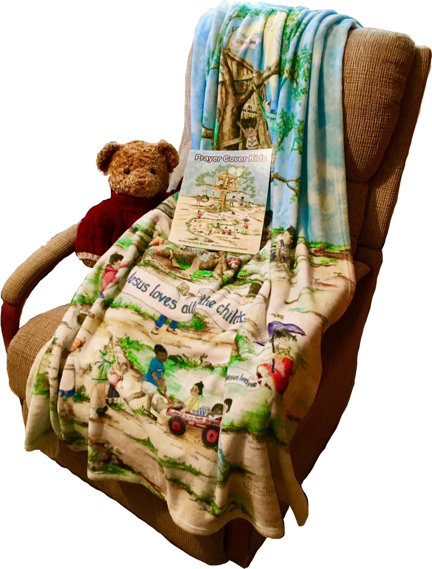 Load Image Into Gallery Viewer, Prayer Cover Kids Fleece - Prayer Cover Kids Fleece Throw Blanket (1583x2048), Png Download