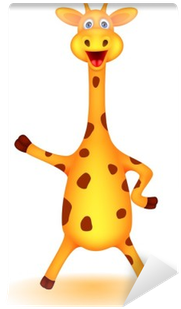 Giraffe Cartoon Funny (400x400), Png Download