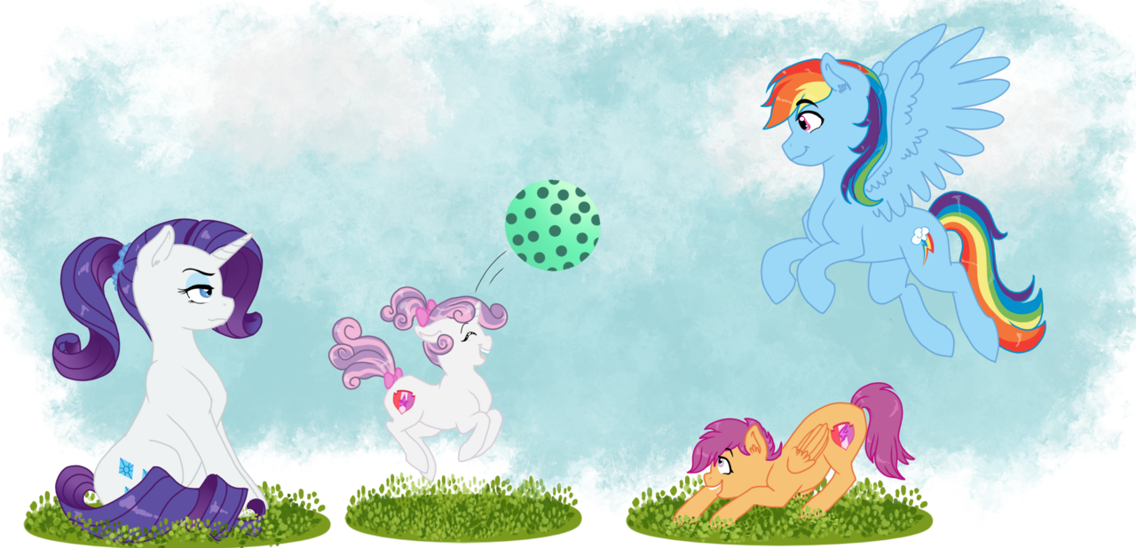 Miyathegoldenflower, Ball, Cutie Mark, Eyes Closed, - Comics (1280x618), Png Download