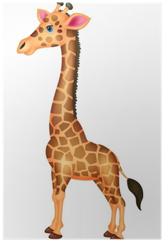 Giraff Tecknad (400x400), Png Download