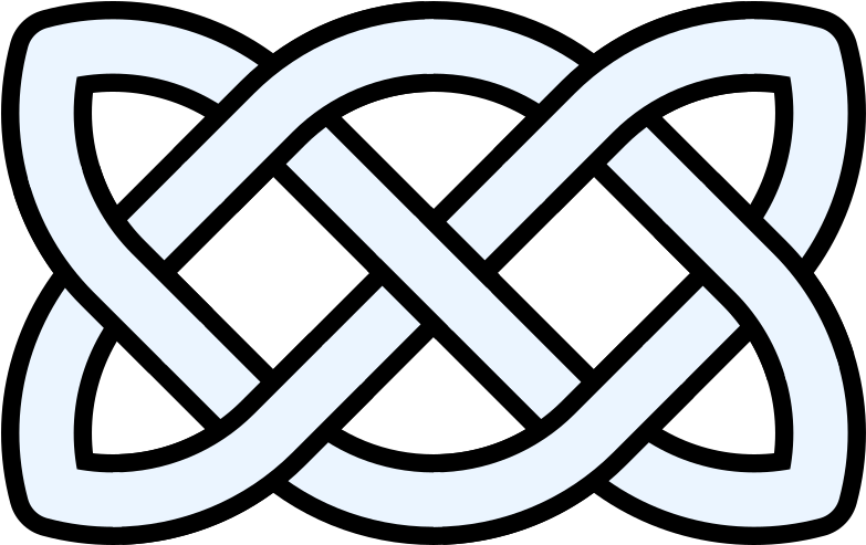 Celtic Knot Linear 7crossings - Celtic Knot (800x510), Png Download