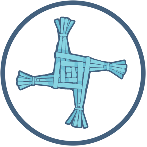 Brigid's Cross Celtic Symbol - Symbol (480x480), Png Download